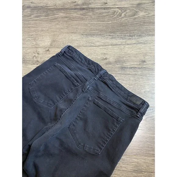 EUC Womens Lauren Ralph Lauren Premier Skinny Ankle Black Stretch Size 12 - Picture 10 of 11